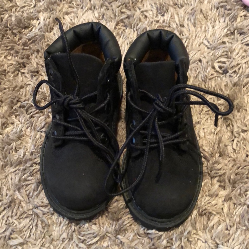 Black Timberland Boots